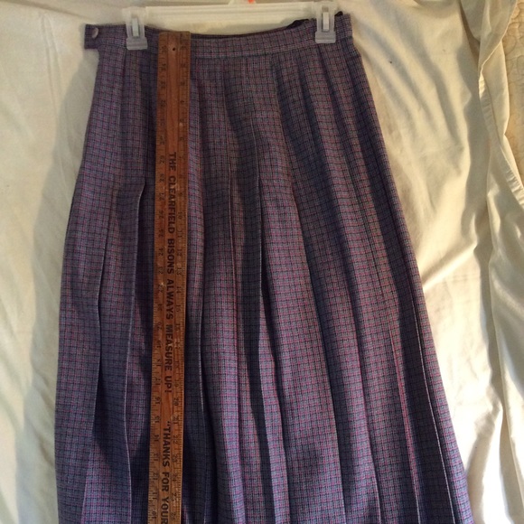 Pontter Classic wool full length skirt womens 9/10 - Picture 7 of 9